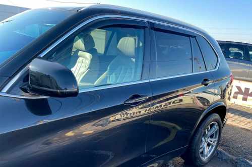 Вітровики BMW X5 F15 2013-2018, з хромованим молдингом, HIC (4 шт)
