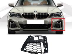Решетки в бампер Черный глянец LH (М-пакет) для BMW 3 Series G20 / G21 2018–2022