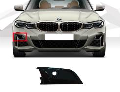 Решетки в бампер Черный глянец Накладка решетки RH под PDC для BMW 3 Series G20 / G21 2018–2022