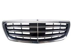 Решетка радиатора Chrome под камеру AMG S63 (поврежденная) на Mercedes-Benz S-Class W222 2013-2017 года