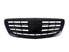 Решетка радиатора Full Black под камеру AMG S63 (поврежденная) для Mercedes-Benz S-Class W222 2013–2017