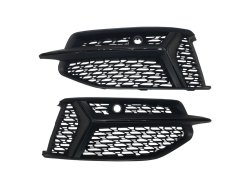 Решетки в бампер Full Black для Audi A6 C8 2018–2022