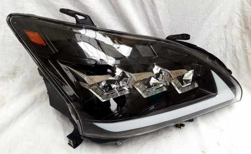 Передние фары Full LED черные CZ для Lexus RX350 2003+