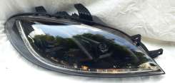 Передні фари чорні Benz W212 для Chevrolet Lacetti 5 дверей хетчбек J200 2004+