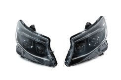 Передние фары 2025 Design LED Black Mercedes Vito/V-class W447 2014+, для Vito, GBT (2 шт)