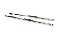 Боковые трубы Citroen Berlingo M59 1996-2008, Ø60 мм, без пластиковых вставок, нержавеющая сталь, CAN (2 шт)