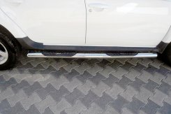 Бокові труби BB002 Renault Duster 2018-2024 / Dacia Duster, нержавіюча сталь, CAN (2 шт)