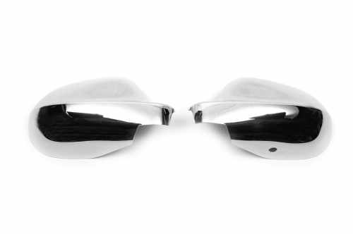Накладки на дзеркала Fiat Albea 2002-2012, хромований ABS-пластик, Carmos (2 шт)