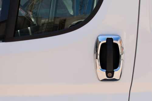 Накладки на ручки дверей Citroen Jumper X250 2007-2025, нержавіюча сталь, Carmos