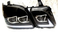 Передні фари Full LED чорні RP для Lexus LX470 1998+
