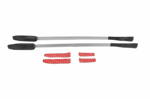 Рейлінги Nissan Qashqai 2007-2014, сірі, оригінальний дизайн, Cixtai (2 шт)