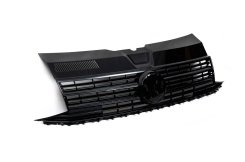 Передняя решетка Черный глянец (под эмблему) Volkswagen T6 2015-2024, GBT