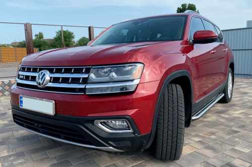 Бокові пороги підніжки для Volkswagen Atlas (Terramont)