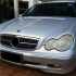 Передняя решетка Diamond Silver Mercedes C-class W203 2000-2007, Cixtai — фото 2