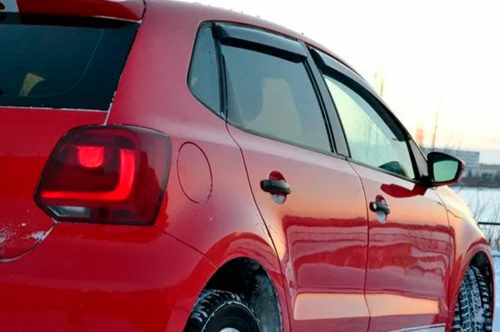 Вітровики Volkswagen Polo 2010-2017, хетчбек, HIC (4 шт)