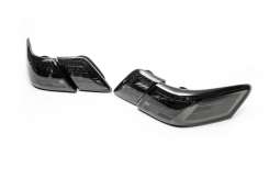 Задні ліхтарі Toyota Camry XV40 2006-2011, LED, чорні, GBT (2 шт)