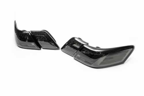 Задні ліхтарі Toyota Camry XV40 2006-2011, LED, чорні, GBT (2 шт)