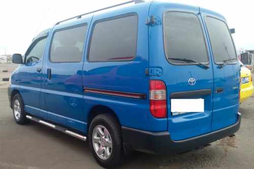 Бокові труби Toyota HiAce, нержавіюча сталь, CAN (2 шт)