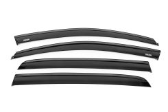 Вітровики Volkswagen Golf 6 2008-2014, хетчбек, з чорним молдингом, Niken Luxury (4 шт)