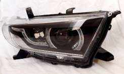 Передня оптика LED для Toyota Highlander XU40 2012-2015 стиль Range Rover Evogue