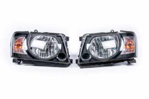 Передні фари Safari Black Nissan Patrol Y61 2004-2008, GBT (2 шт)