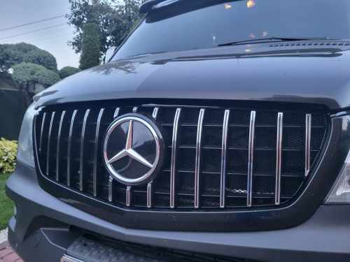 Передня решітка GT Panamericana Хром Mercedes Sprinter W906 2013-2018, Cixtai