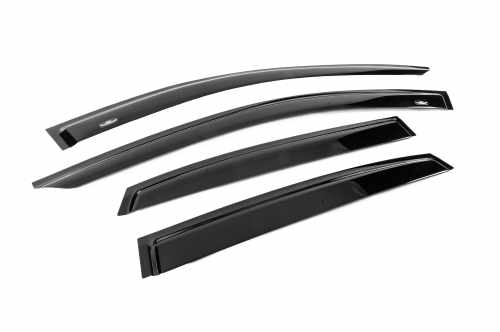 Ветровики Nissan Qashqai 2021+, вставные, HIC (4 шт)
