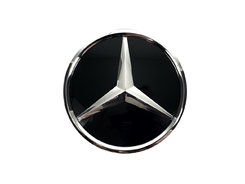 Логотипи Chrome скляний (муляж дистроніка) на Mercedes-Benz GLS-Class X166 2015-2019 року.
