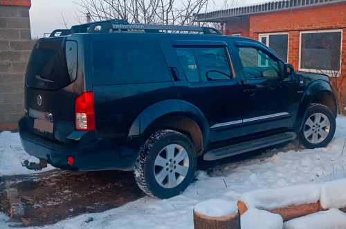 Ветровики Nissan Pathfinder R51 2005-2014, HIC (4 шт)