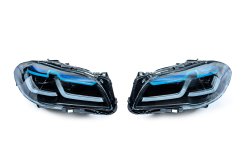 Передние фары Full LED G30 Laser в стиле LCI BMW 5 серия F10/F11 2010-2013, GBT (2 шт)