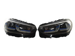 Передні фари Full Led у стилі Laser (апгрейд у LCI) на BMW X3 G01 2018-2022 року