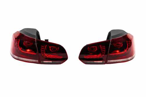 Задні LED ліхтарі Volkswagen Golf 6 2008-2014, GBT (2 шт)