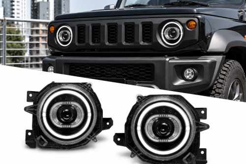 Передние фары LED Suzuki Jimny JB74 2018+, GBT (2 шт)