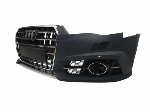 Передній бампер (S-Line) V1 на AUDI A6 C7 2014-2018 року