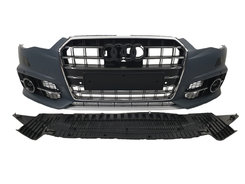 Передній бампер (S-Line) V1 на AUDI A6 C7 2014-2018 року