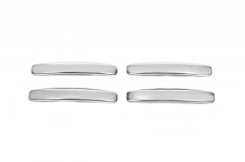 Накладки на ручки дверей Dacia Lodgy 2012-2022 / Renault Lodgy 2013-2022 / Renault Duster 2008-2017, нержавіюча сталь, Carmos (4 шт)