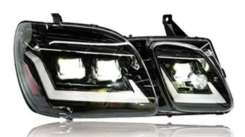 Передні фари Full LED чорні ZW для Lexus LX470 1998+