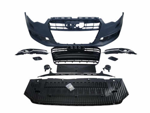 Передній бампер (S-Line) V1 на AUDI A6 C7 2011-2014 року