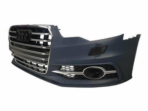 Передній бампер (S-Line) V2 на AUDI A6 C7 2011-2014 року