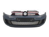 Передній бампер (стиль GTI) на Volkswagen Golf VI 2008-2012 року