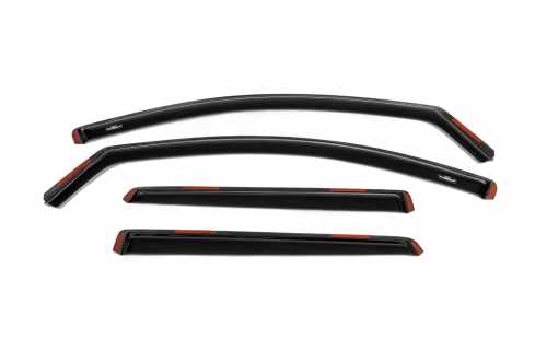 Ветровики Nissan Qashqai 2014-2021, вставные, HIC (4 шт)