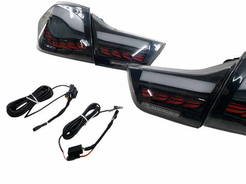 Задние фонари (стиль CS Smoke V2) Стопы на BMW 4 Series F32 / F33 2013-2020 года