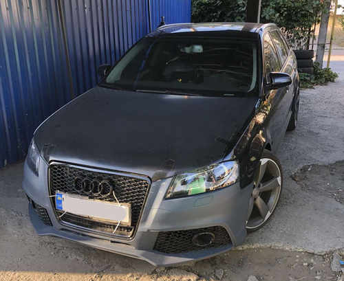 Передній бампер ( в стилі RS3 ) на AUDI A3 8P 2008-2012 року