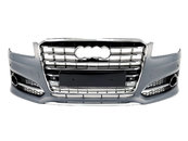 Передній бампер (в стилі S8) Chrome на AUDI A8 D4 2014-2017 року