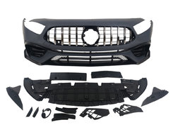 Передній бампер (стиль AMG45) на Mercedes-Benz A-Class W177 2018-2022.