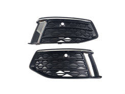 Решітка в бампер Chrome Black на AUDI A6 C8 2018-2023 року
