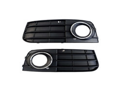 Решітка в бампер Chrome Black на AUDI A4 B8 2007-2011 року
