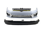 Передній бампер (стиль R400) на Volkswagen Golf VII 2012-2017 року