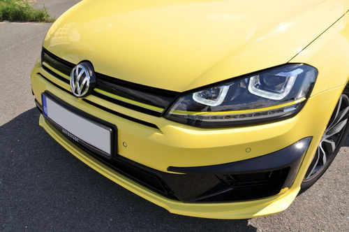 Передній бампер (стиль R400) на Volkswagen Golf VII 2012-2017 року