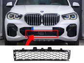 Решітка в бампер середня на BMW X5 G05 2018-2022 року